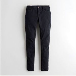 Navy Hollister Super Skinny Jeans Classic Stretch